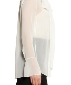 Chloe Pussy-Bow Silk Chiffon Blouse
