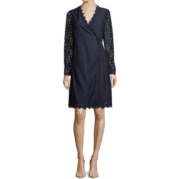 Diane von Furstenberg Julianna Lace Wrap Dress – evaChic