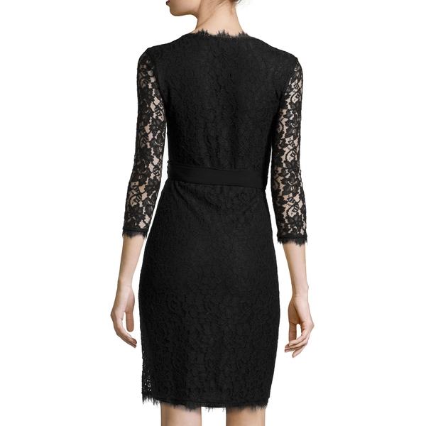 Diane von Furstenberg Julianna Lace Wrap Dress  evaChic