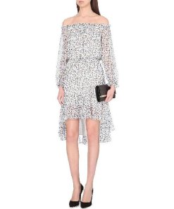 Diane von Furstenberg Camila Printed Silk Chiffon Dress