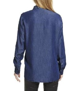 The Kooples Denim Tencel Shirt