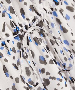 DIANE VON FURSTENBERG Camila printed silk-chiffon dress White Evachic