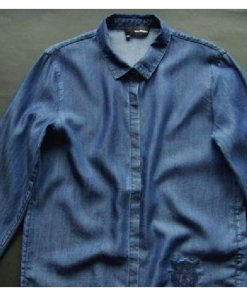 Kooples Denim Tencel Shirt Evachic