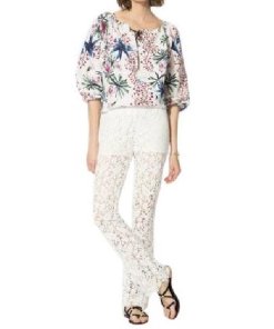 Maje Parole Cotton Lace Pants