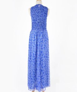 DIANE VON FURSTENBERG Nirvana Georgette Chiffon Maxi Dress