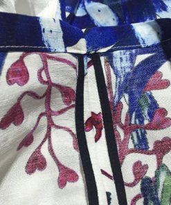 Maje Lio Slik and Linen Blend Blouse