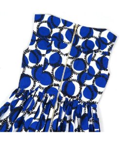 Kate Spade New York “stamped dots” fit and flare dress Evachic.com
