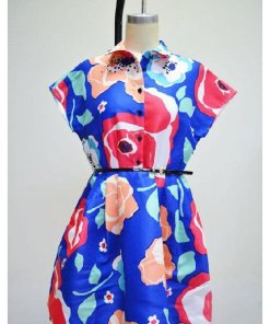 Kate Spade New York Fashion Week floral print belted dress