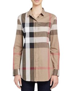 Burberry Brit Nova Check Slim Fit Cotton Shirt