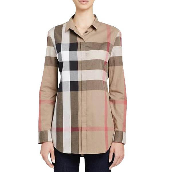 Burberry Brit Nova Check Slim Fit Cotton Shirt – evaChic