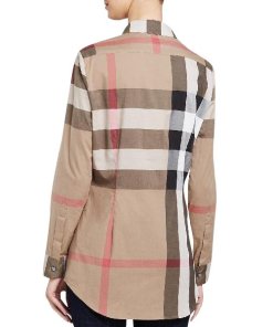 Burberry Brit Nova Check Slim Fit Cotton Shirt – evaChic