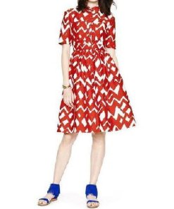 Kate Spade Madison Ave Collection Aria Chevron Dress  evaChic