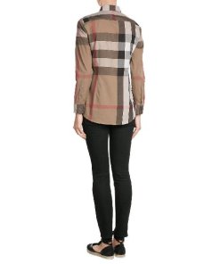 Burberry Brit Nova Check Slim Fit Cotton Shirt
