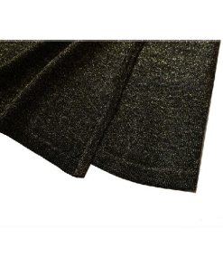 Diane Von Furstenberg Wool Blend Wrap Sweater Dress in Black Gold evachic.com