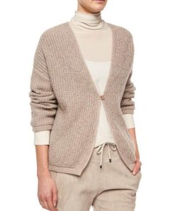 Brunello Cucinelli Monili-Chain Cashmere Sweater