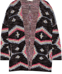 NEW Maje Maori Jacquard Knit Cardigan