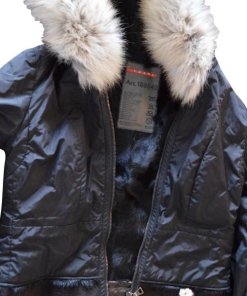 Prada Fur Lined Bomber Jacket
