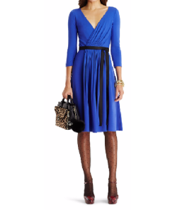 Diane von Furstenberg Seduction Wool Wrap Dress