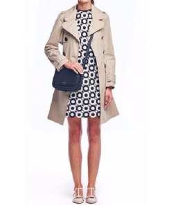Kate Spade Versatile Khaki Cotton Trench Coat