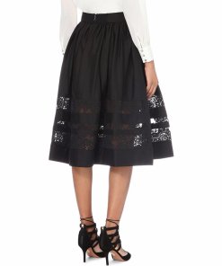 Alice Olivia Tamira Lace Midi Skirt