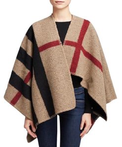 Burberry Prorsum Mega Check Cape