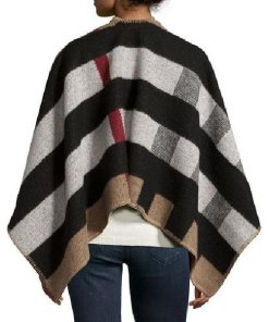 Burberry Prorsum Mega Check Cape