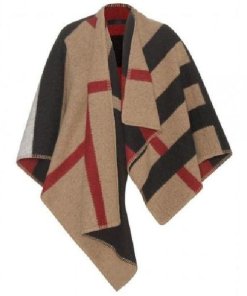 Burberry Prorsum Mega Check Cape