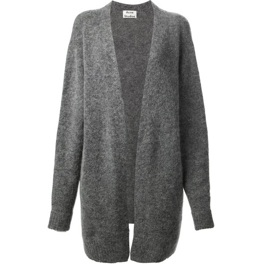 Acne Studios Raya Mohair カーディガン Acne Studios Raya mohair cardigan - Black - Women|19MC53BLACK