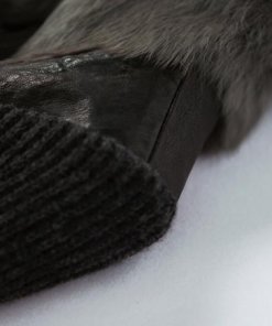 Helmut Lang Asymmetric Flux Fur Jacket