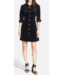 Alexa Chung for AG Pixie Corduroy Dress  evaChic
