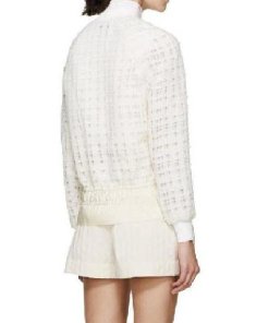 3.1 Phillip Lim Woven Texture Bomber Jacket