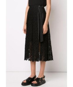 Sacai Star Lace Wrap Skirt