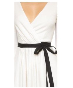 Diane Von Furstenberg Wool Wrap Runway Dress