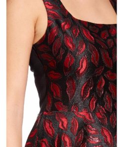Diane Von Furstenberg Minnie Fit anf Flare Jaquard Dress