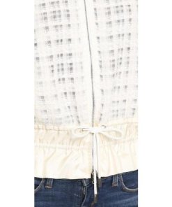 3.1 Phillip Lim Woven Texture Bomber Jacket