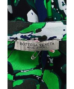 Bottega Veneta Marble Print Silk Dress