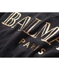 Balmain Paris Logo Printed T-Shirt