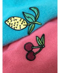 Tory Burch Cashmere Applique Pullover