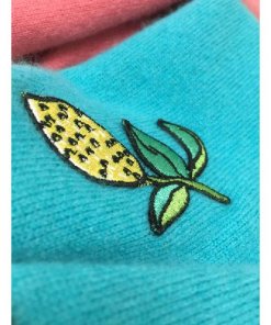 Tory Burch Cashmere Applique Pullover