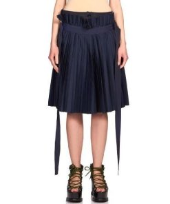 Sacai Luck Pleated Poplin Culottes