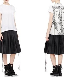 Sacai Luck Pleated Poplin Culottes