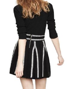 Maje Julane Jacquard Knit Skirt