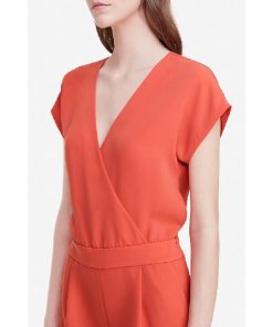 Diane Von Furstenberg Emerson Crepe Jumpsuit