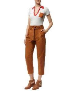 Sandro Samuela Ribbed Polo Shirt