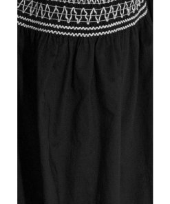 Maje Rafy Off-The-Shoulder Cotton Voile Dress