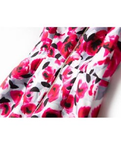 Kate Spade New York V-Neck Rosebud-Print Sheath Dress