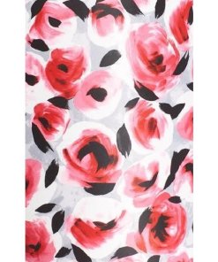 Kate Spade New York V-Neck Rosebud-Print Sheath Dress