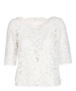 Maje-Louison-Guipure-Lace-Top