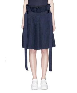 Sacai Luck Pleated Poplin Culottes