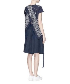 Sacai Luck Pleated Poplin Culottes